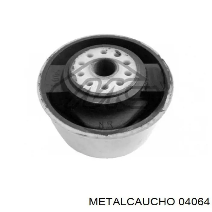 04064 Metalcaucho soporte, motor, trasero, silentblock