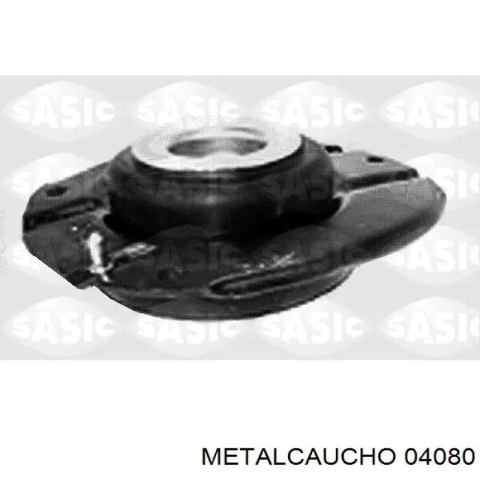 04080 Metalcaucho soporte amortiguador delantero