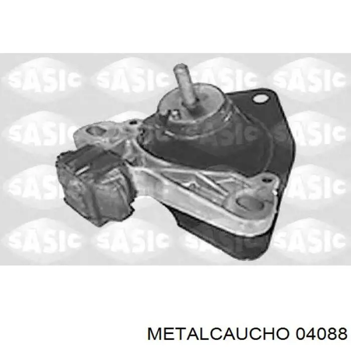 04088 Metalcaucho soporte de motor derecho