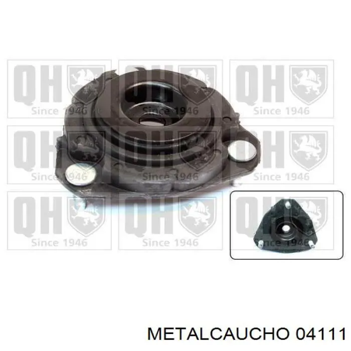 Soporte del amortiguador delantero 04111 Metalcaucho