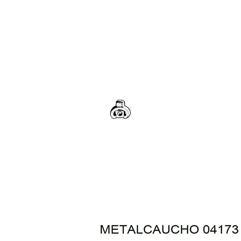 04173 Metalcaucho tope de amortiguador delantero, suspensión + fuelle
