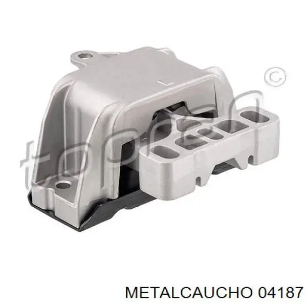 04187 Metalcaucho soporte motor izquierdo