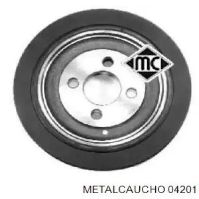 Comprar 04201 Metalcaucho La polea del cigüeñal