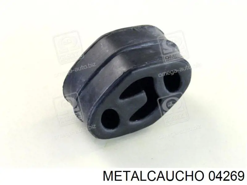 04269 Metalcaucho soporte, silenciador