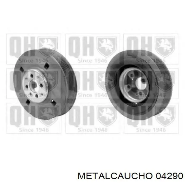 Polea dámper Metalcaucho 04290