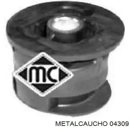 04309 Metalcaucho soporte, motor, derecho, trasero