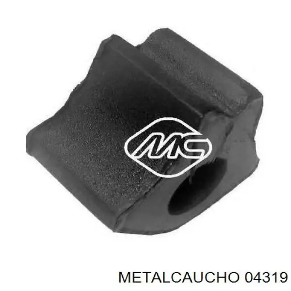 Buje de barra estabilizadora delantera Metalcaucho 04319 precio, desde 1,33 EUR