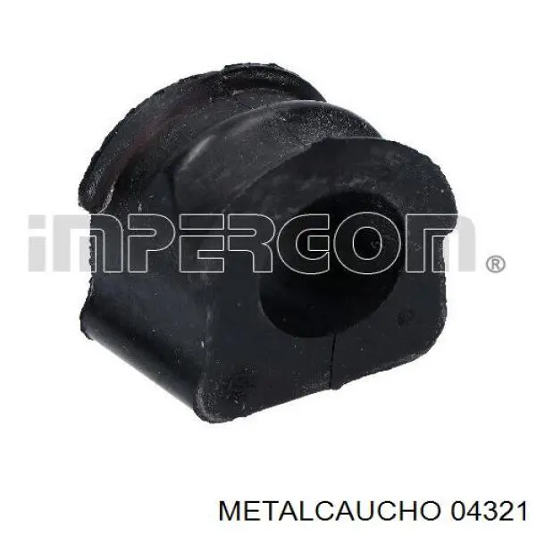 Buje de barra estabilizadora delantera 04321 Metalcaucho