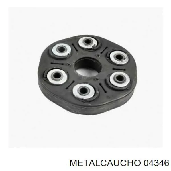 Acoplamiento elástico delantero del cardán 04346 Metalcaucho