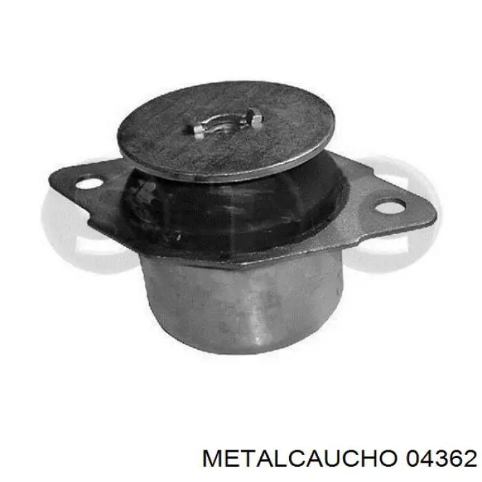 04362 Metalcaucho soporte motor izquierdo