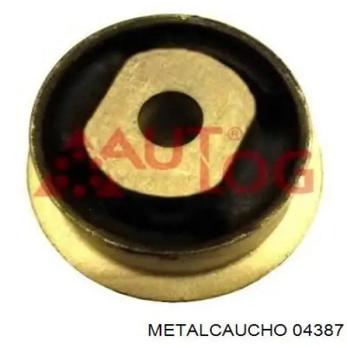 Buje delantero del brazo longitudinal trasero Metalcaucho 04387