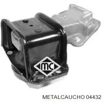Soporte superior derecho del motor 04432 Metalcaucho
