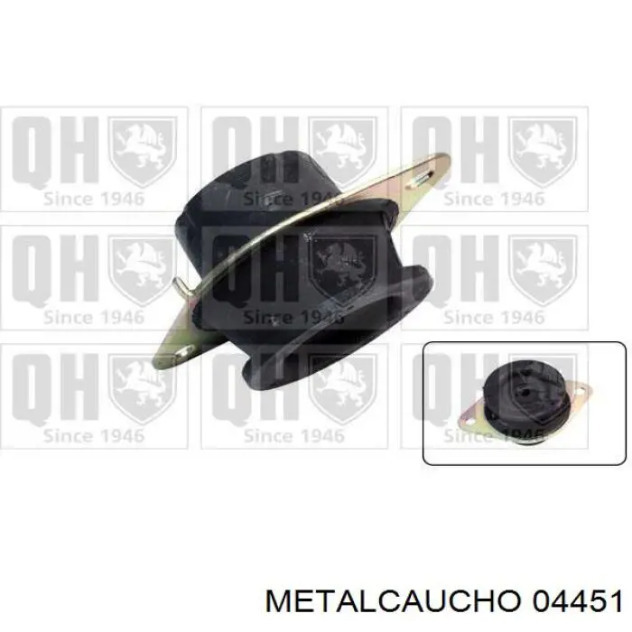 Comprar 04451 Metalcaucho Soporte izquierdo del motor