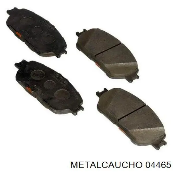 04465 Metalcaucho polea de cigüeñal