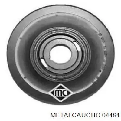 Polea de cigüeñal 04491 Metalcaucho
