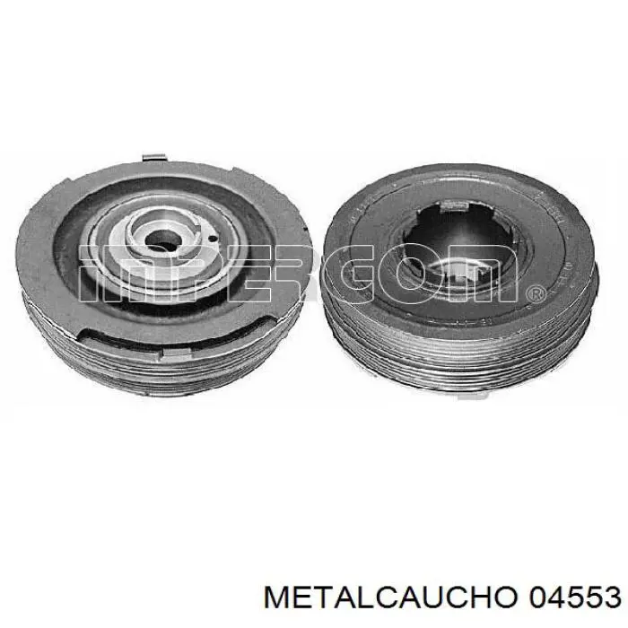 Polea de cigüeñal 04553 Metalcaucho