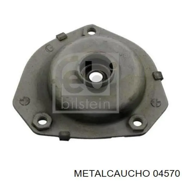 Soporte del amortiguador delantero derecho 04570 Metalcaucho