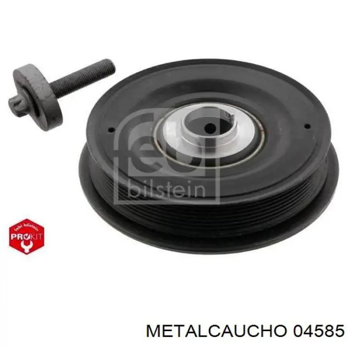 Polea de cigüeñal 04585 Metalcaucho