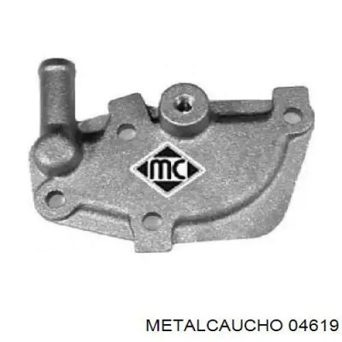 04619 Metalcaucho brida del sistema de refrigeración (triple)