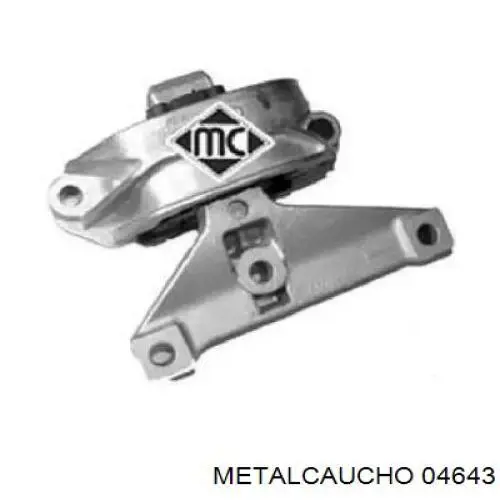 Soporte de motor derecho Metalcaucho 04643 precio, desde 39,22 EUR