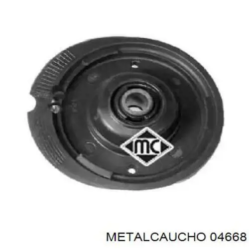 04668 Metalcaucho soporte amortiguador delantero