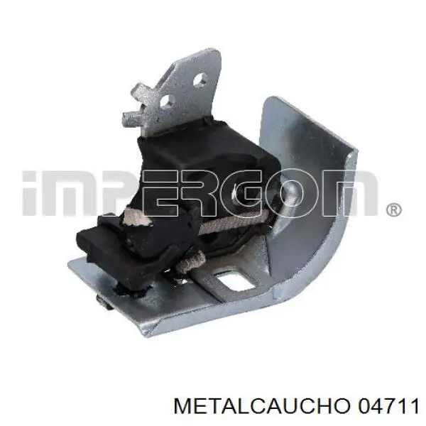 Abrazadera de tubo de escape trasera 04711 Metalcaucho