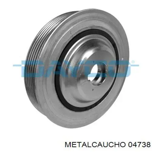 Polea de cigüeñal 04738 Metalcaucho