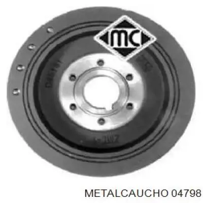 Comprar 04798 Metalcaucho La polea del cigüeñal