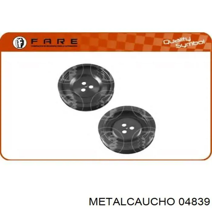 Comprar 04839 Metalcaucho La polea del cigüeñal