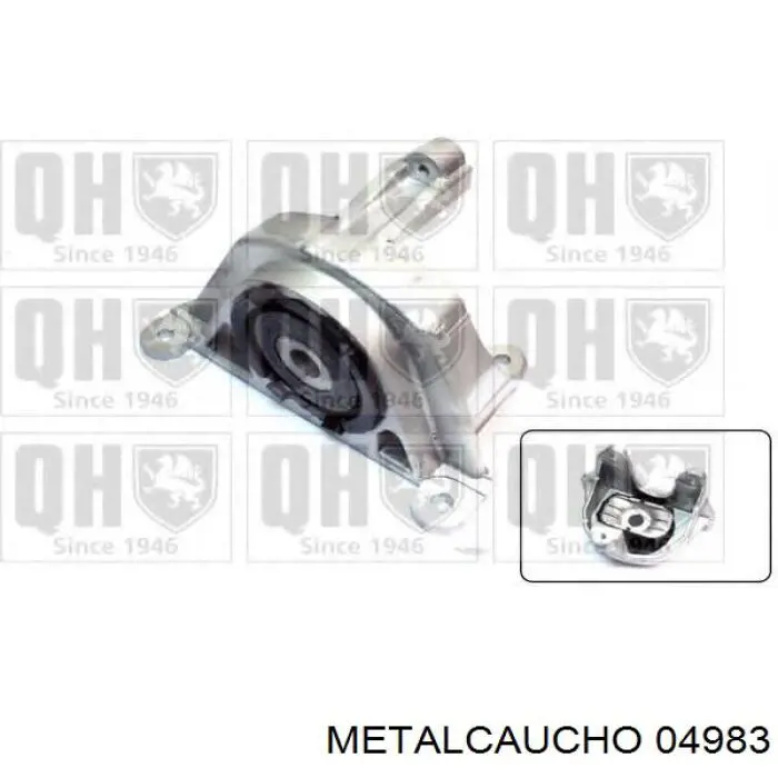 Soporte izquierdo del motor Metalcaucho 04983 precio, desde 50,49 EUR