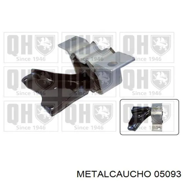 5093 Metalcaucho soporte de motor derecho