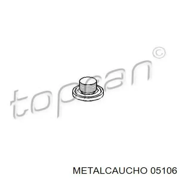 Tapón del cárter de aceite Metalcaucho 05106 precio, desde 1,76 EUR
