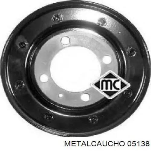 Polea de cigüeñal 05138 Metalcaucho
