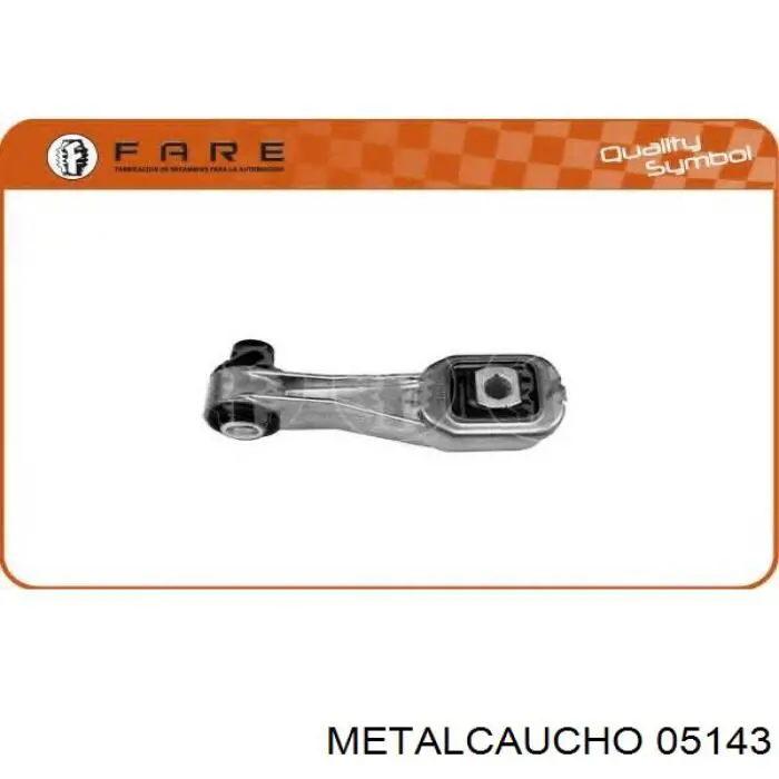 05143 Metalcaucho soporte, motor, derecho superior