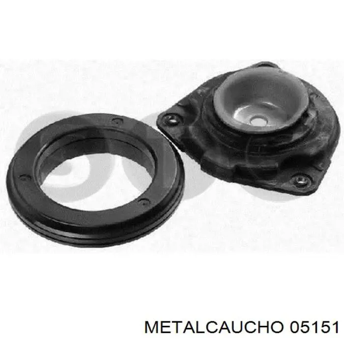 05151 Metalcaucho soporte amortiguador delantero derecho