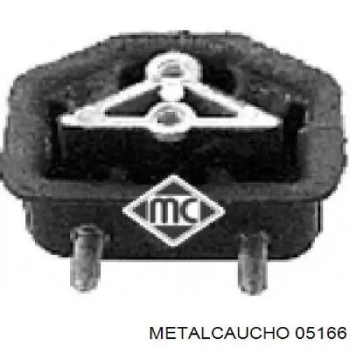 05166 Metalcaucho soporte de viga delantero