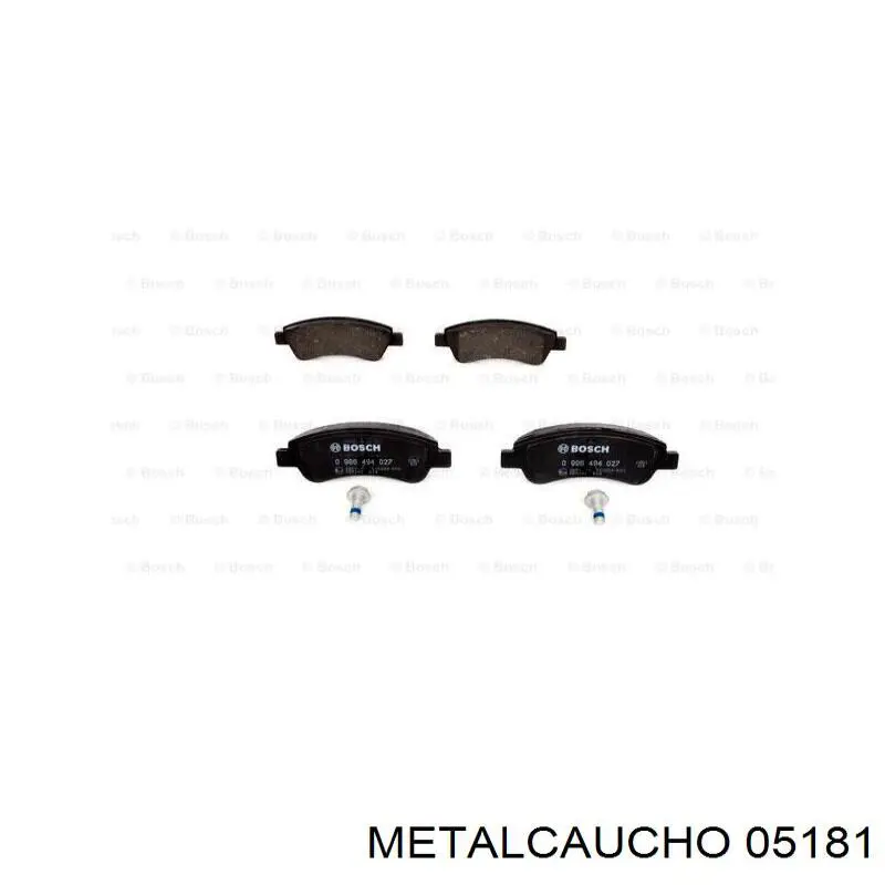 05181 Metalcaucho soporte, motor, derecho, delantero
