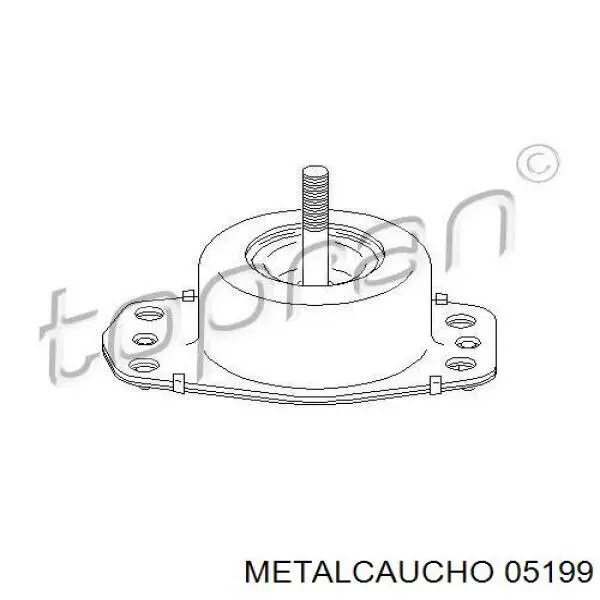 Comprar 05199 Metalcaucho Soporte izquierdo del motor
