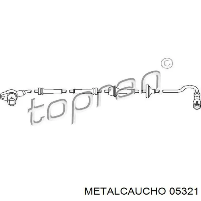 05321 Metalcaucho soporte de motor, izquierda / derecha