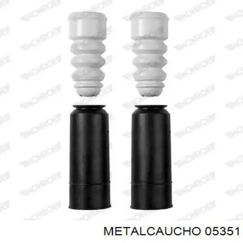 Tope de amortiguador trasero 05351 Metalcaucho