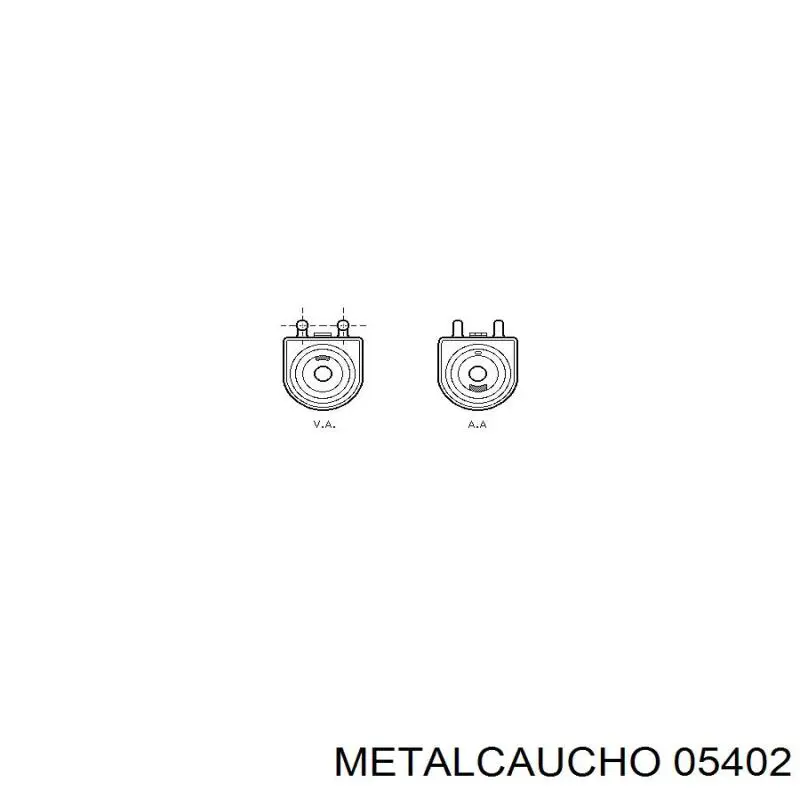 Radiador de aceite debajo del filtro 031435 Cautex