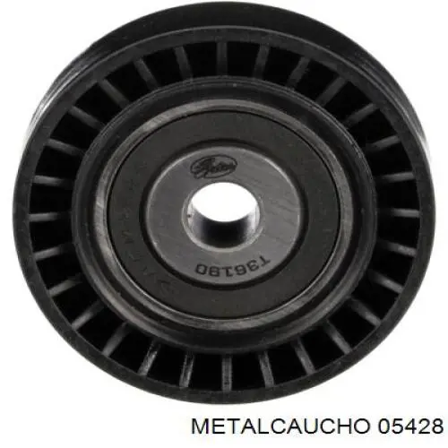 05428 Metalcaucho polea inversión / guía, correa poli v