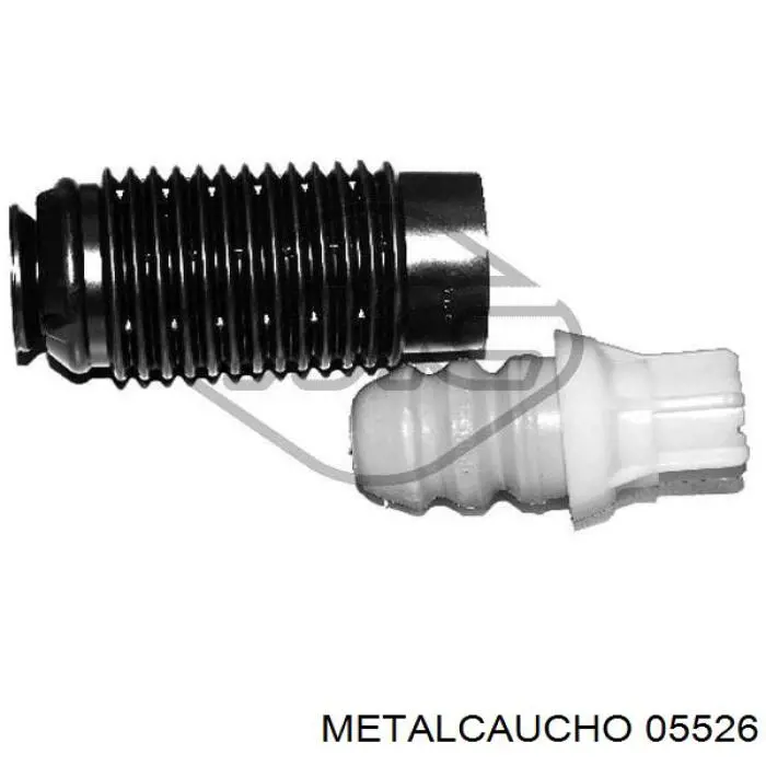 Comprar 05526 Metalcaucho Tope de amortiguador delantero con guardapolvo