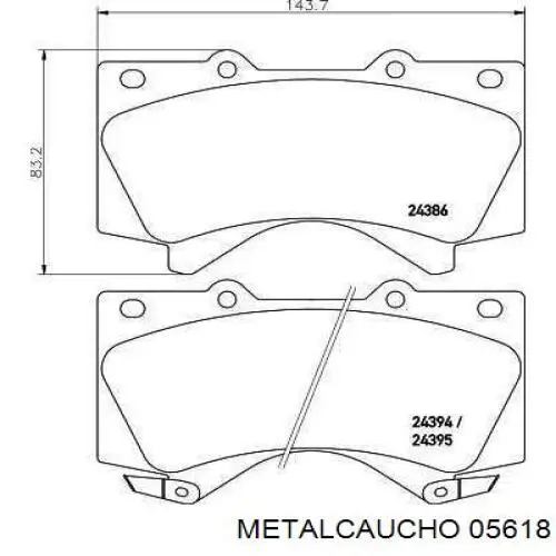 Soporte de motor izquierdo Fiat Fiorino (146 Uno)