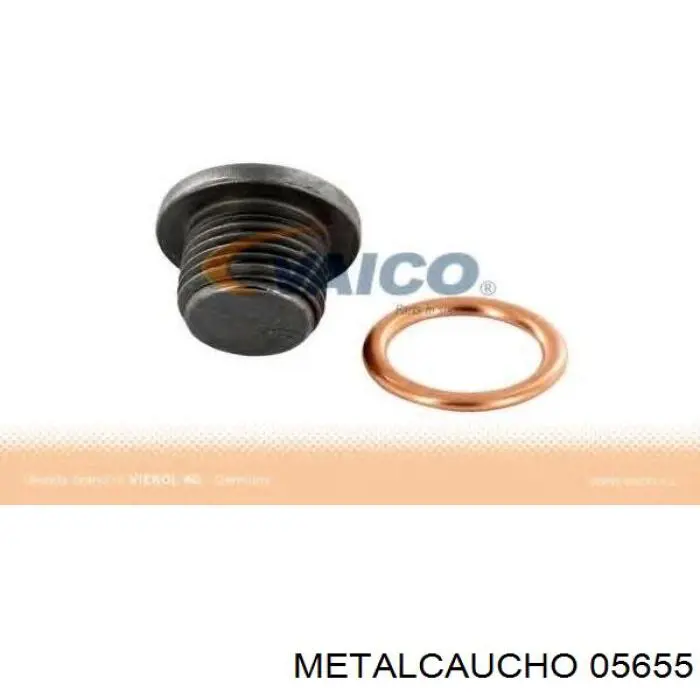 Tapón del cárter de aceite 05655 Metalcaucho