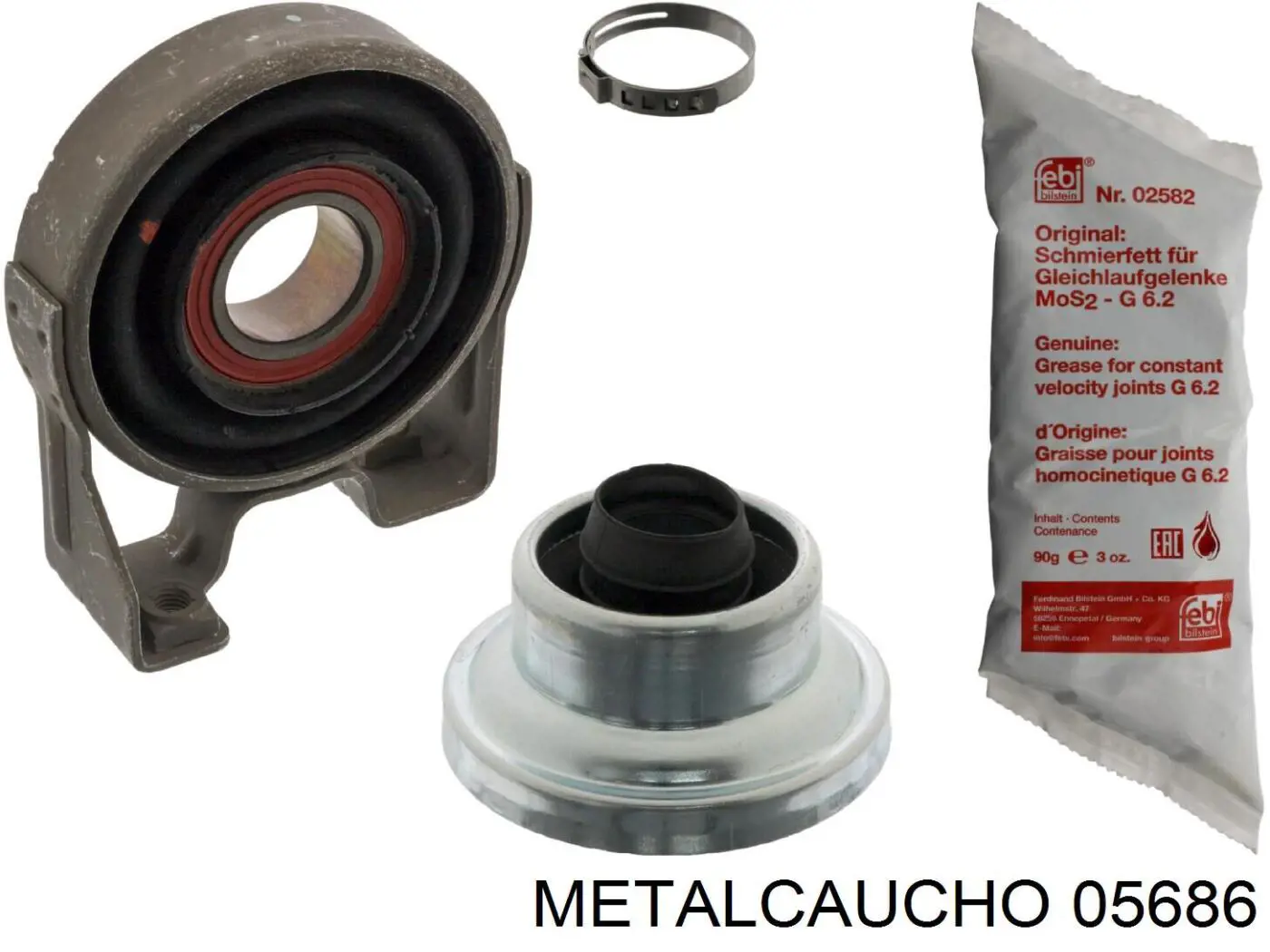 Soporte central del eje de transmisión Metalcaucho 05686 precio, desde 49,17 EUR