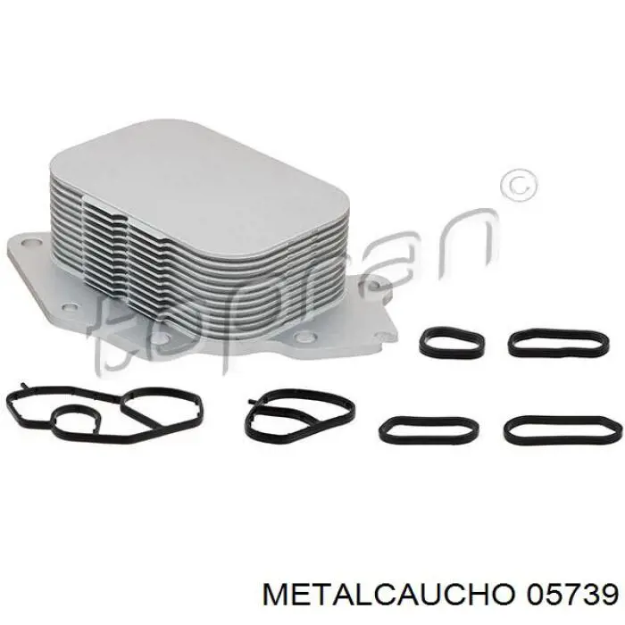 05739 Metalcaucho radiador de aceite, bajo de filtro