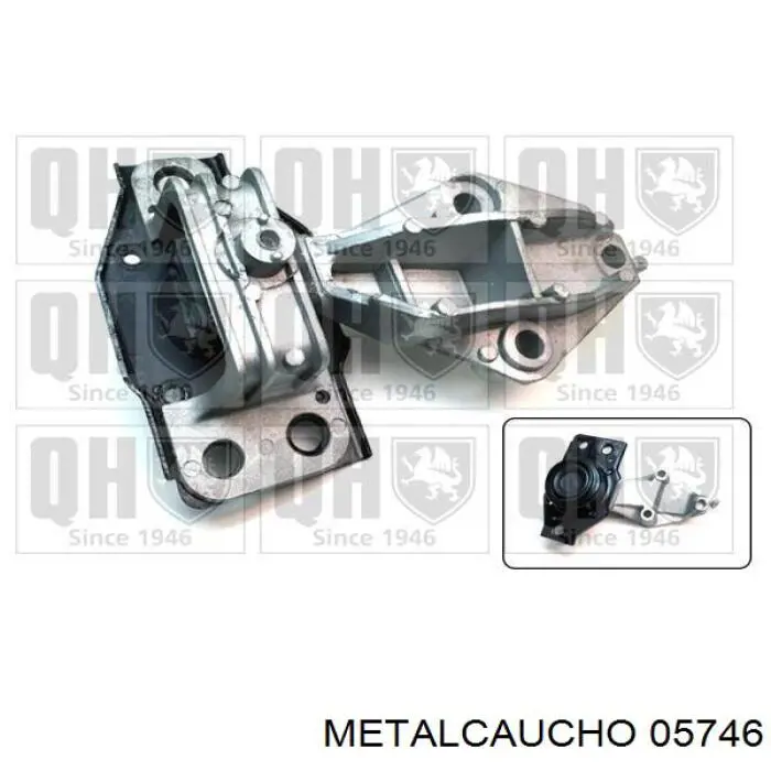 05746 Metalcaucho soporte de motor derecho