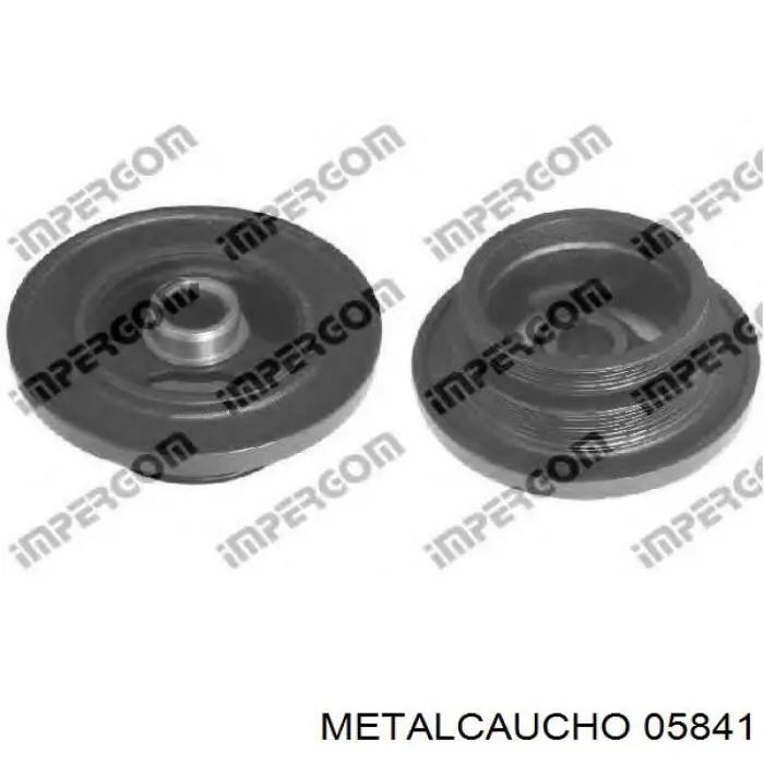Polea de cigüeñal 05841 Metalcaucho