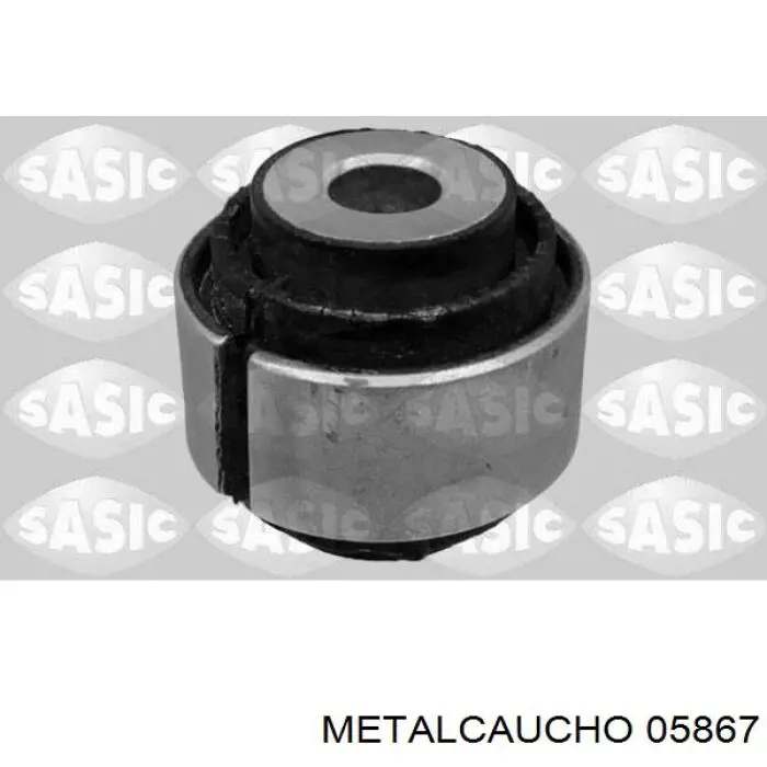 05867 Metalcaucho silentblock de brazo suspensión trasero transversal
